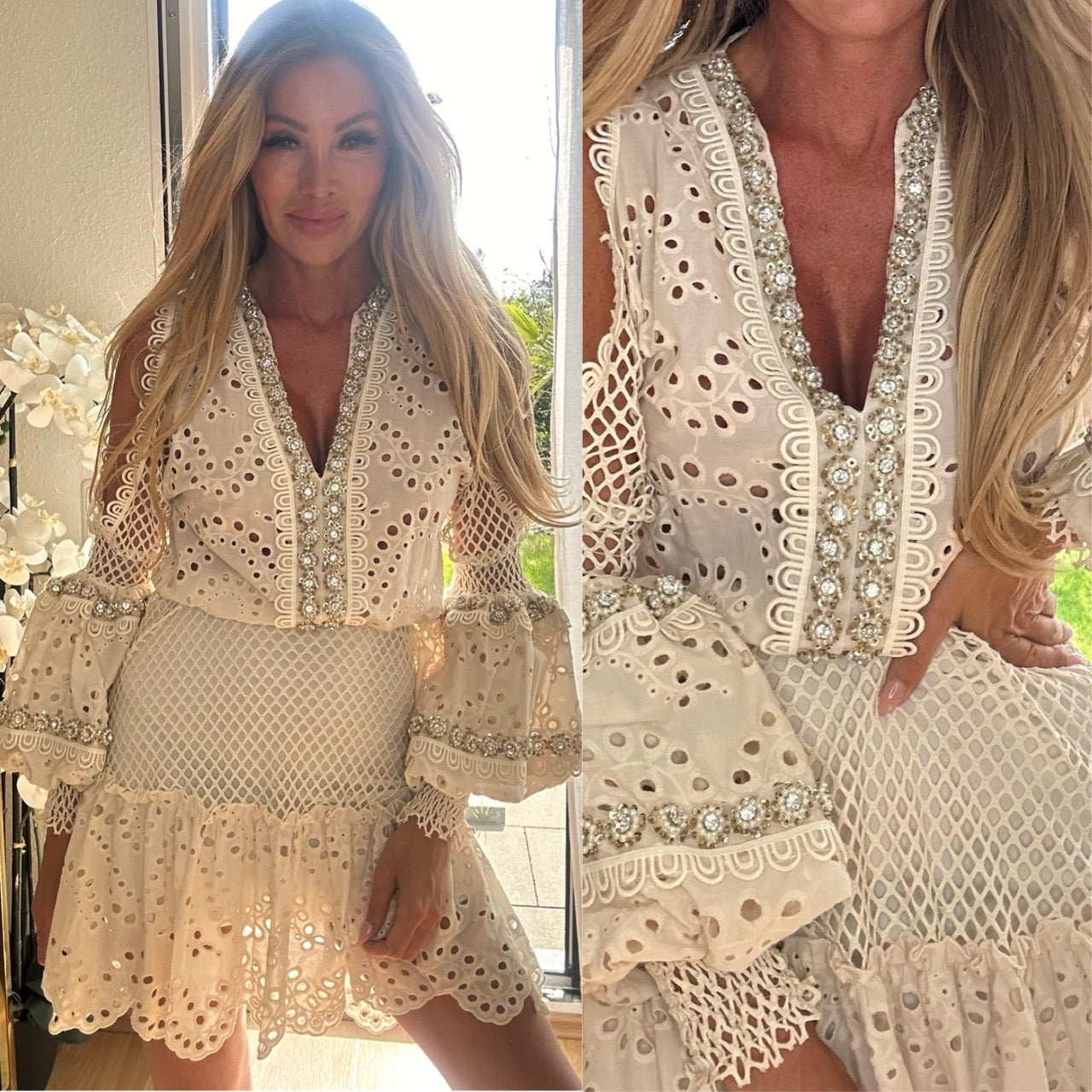 Crystal Lace Dress